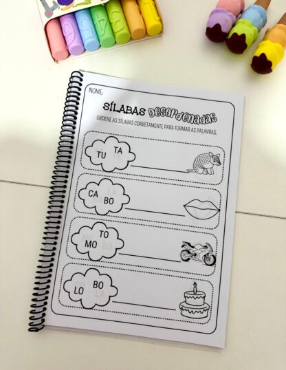 Kit de Apostilas Sílabas Desordenadas- Sílabas simples e complexas - Imagem 7