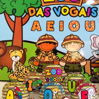 Kit Zoo das Vogais – Aprendizado com diversão na Educação Infantil