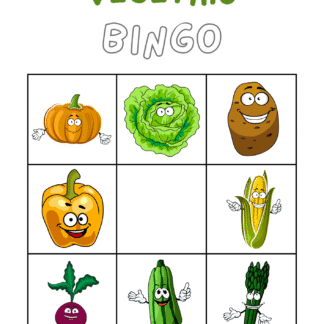 Bingo dos vegetais