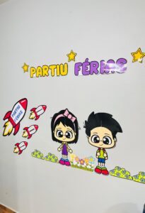 PAINEL PARTIU FÉRIAS
