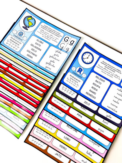 Fichas para Leitura Sílabas Simples e Complexas - Imagem 7