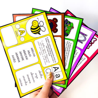 Fichas para Leitura Sílabas Simples e Complexas