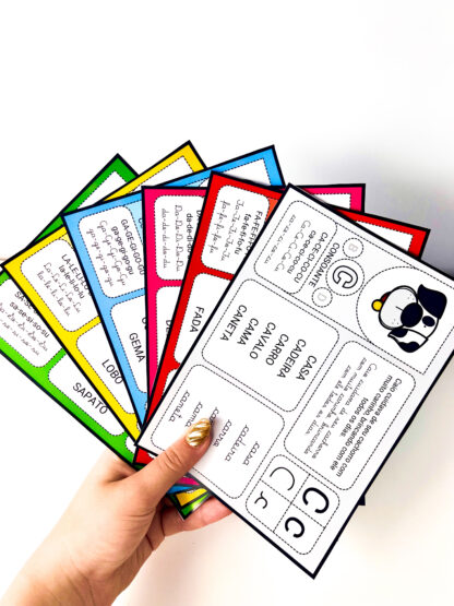 Fichas para Leitura Sílabas Simples e Complexas - Imagem 4