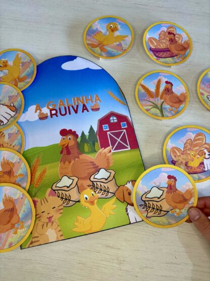 A Galinha Ruiva: Uma Lição de Trabalho em Equipe e Solidariedade! - Imagem 3