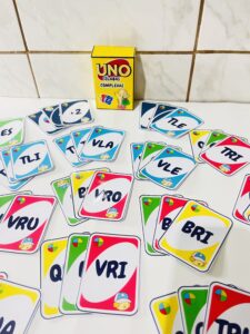 Jogo uno das sílabas complexas