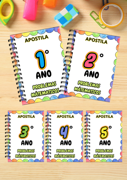 Apostila com 75 Problemas Matemáticos Contextualizados! Para alunos do 1º ao 5º ano do Ensino Fundamental
