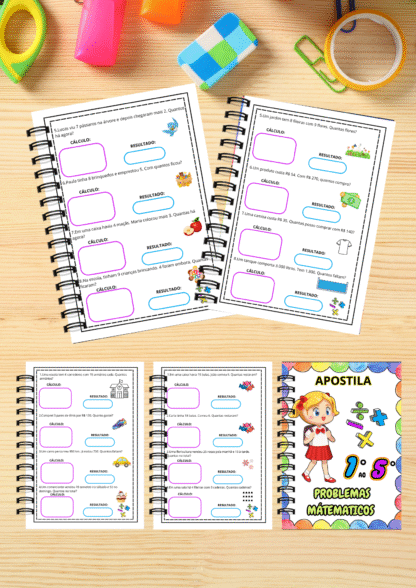 Apostila com 75 Problemas Matemáticos Contextualizados! Para alunos do 1º ao 5º ano do Ensino Fundamental - Imagem 4