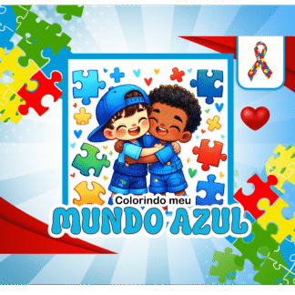 LIVRO COLORIR AUTISMO - 52 PÁGINAS