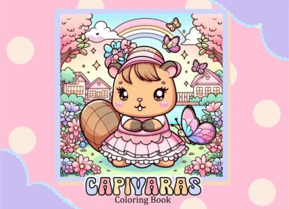 COLORIR CAPIVARA 52 PÁG