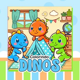 COLORIR DINOS 52 PÁG