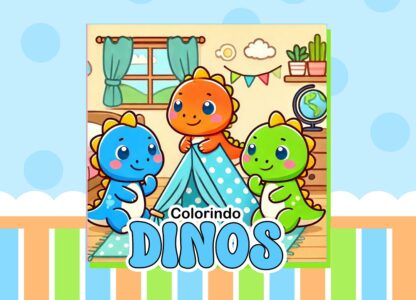 COLORIR DINOS 52 PÁG