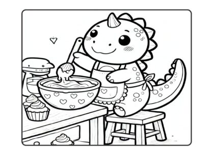 COLORIR DINOS 52 PÁG - Imagem 3