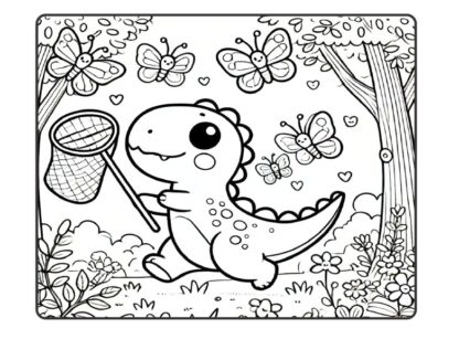 COLORIR DINOS 52 PÁG - Imagem 5