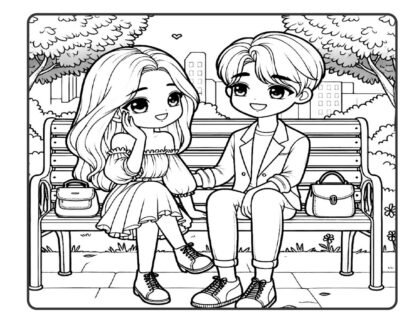 COLORIR DORAMA 52 PÁGINAS - Imagem 3