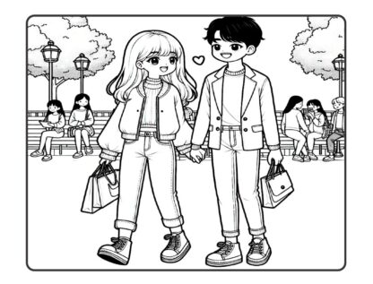 COLORIR DORAMA 52 PÁGINAS - Imagem 4