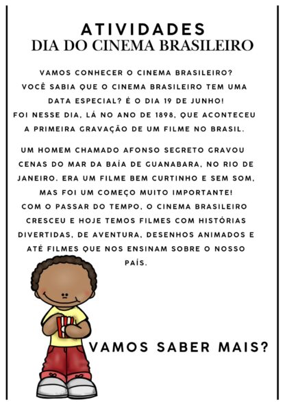 19 de Junho - Dia do Cinema Brasileiro - Imagem 3