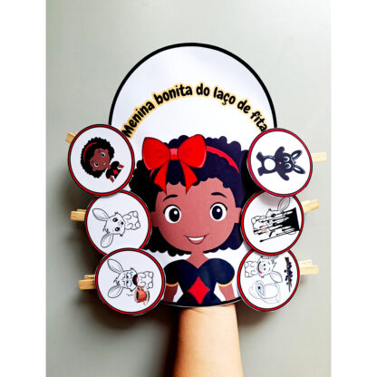 Luva menina bonita do laço de fita - Imagem 5