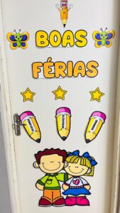 Painel de Porta boas férias!