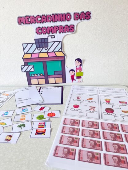 Mercadinho das Compras – Aprendizado Lúdico com Matemática e Sistema Monetário - Imagem 3