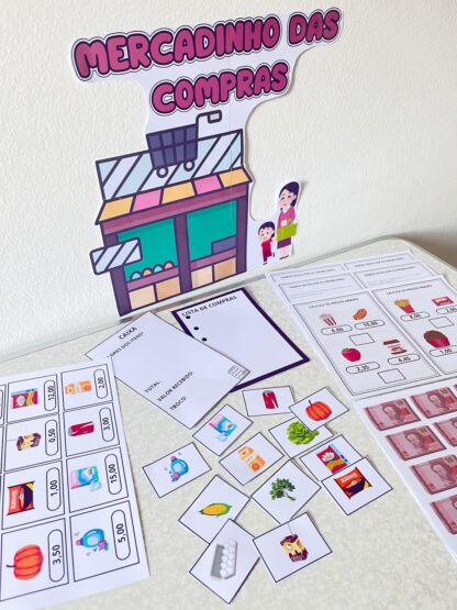 Mercadinho das Compras – Aprendizado Lúdico com Matemática e Sistema Monetário