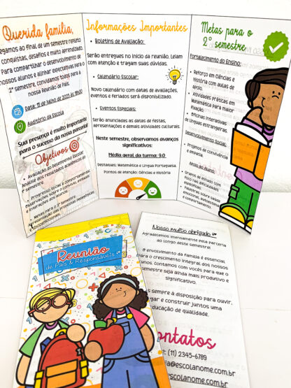 Folder Reunião de Pais e Responsáveis - Imagem 3