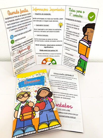 Folder Reunião de Pais e Responsáveis - Imagem 2