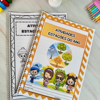APOSTILAS DE ATIVIDADES PARA TRABALHAR O TEMA ESTAÇÕES DO ANO