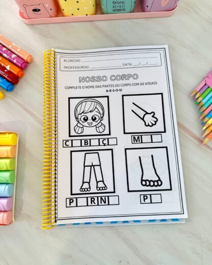 APOSTILA DE ATIVIDADES TEMA NOSSO CORPO - Imagem 8