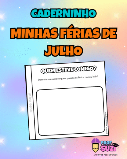 CADERNINHO MINHAS FÉRIAS DE JULHO - Imagem 4