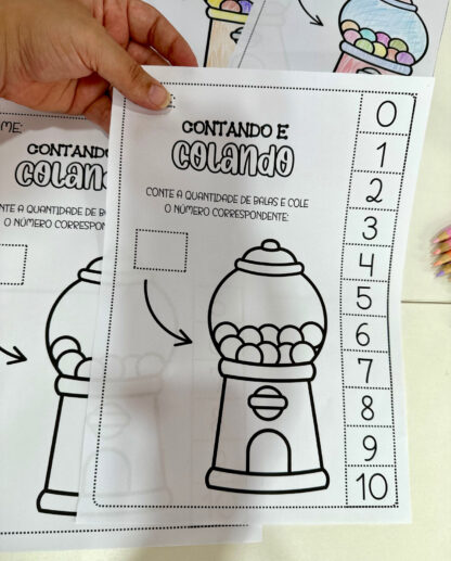 Contando e colando balas - Imagem 2
