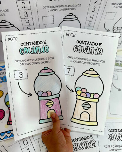 Contando e colando balas - Imagem 5