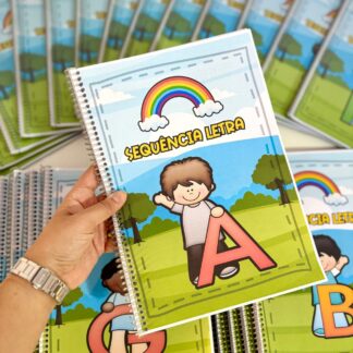 KIT COM 26 APOSTILAS DE ATIVIDADES PARA TRABALHAR AS LETRAS DO ALFABETO