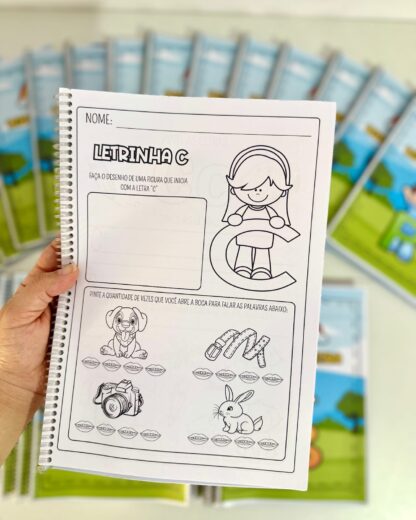 KIT COM 26 APOSTILAS DE ATIVIDADES PARA TRABALHAR AS LETRAS DO ALFABETO - Imagem 5