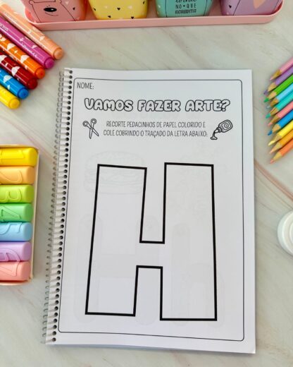 KIT COM 26 APOSTILAS DE ATIVIDADES PARA TRABALHAR AS LETRAS DO ALFABETO - Imagem 11