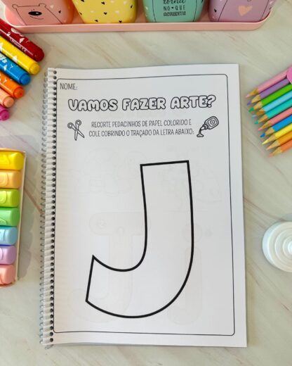 KIT COM 26 APOSTILAS DE ATIVIDADES PARA TRABALHAR AS LETRAS DO ALFABETO - Imagem 14