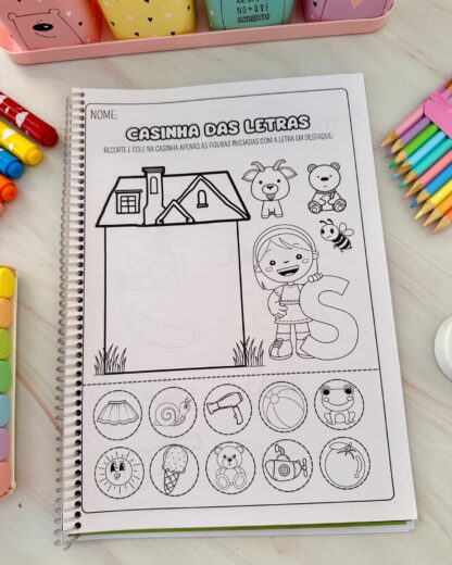 KIT COM 26 APOSTILAS DE ATIVIDADES PARA TRABALHAR AS LETRAS DO ALFABETO - Imagem 29