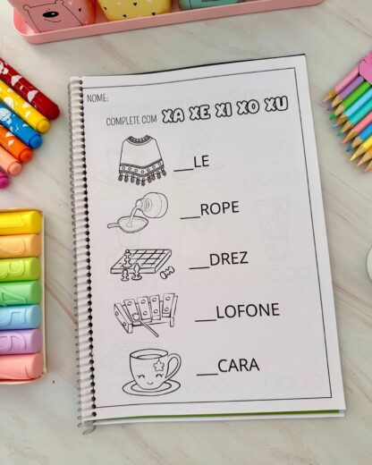 KIT COM 26 APOSTILAS DE ATIVIDADES PARA TRABALHAR AS LETRAS DO ALFABETO - Imagem 38
