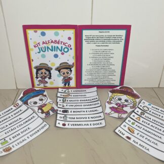 Kit alfabético Junino