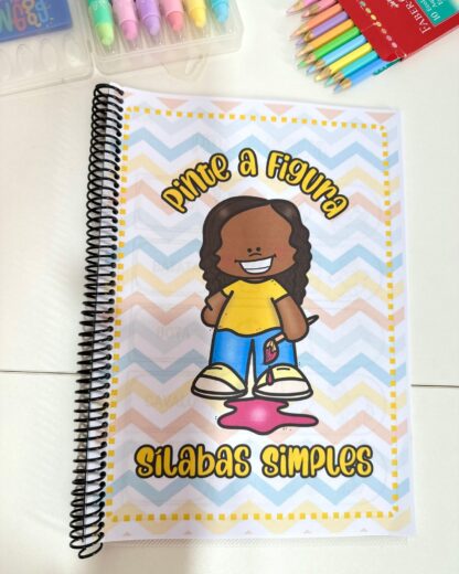 Pinte a figura - sílabas simples