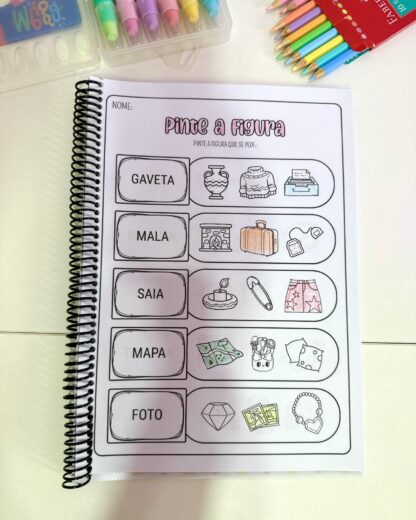 Pinte a figura - sílabas simples - Imagem 2