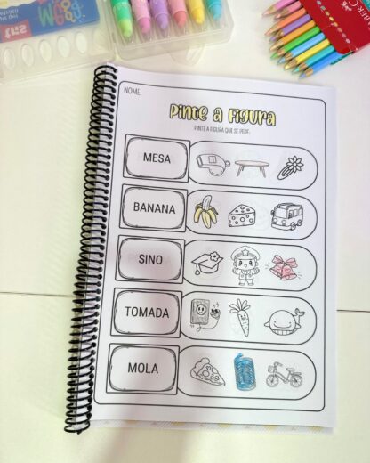 Pinte a figura - sílabas simples - Imagem 3