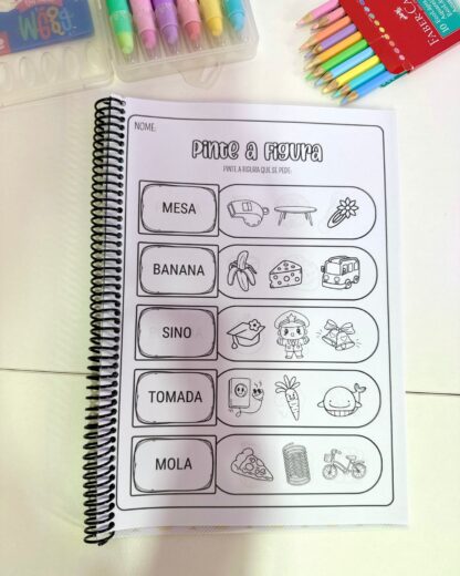 Pinte a figura - sílabas simples - Imagem 4