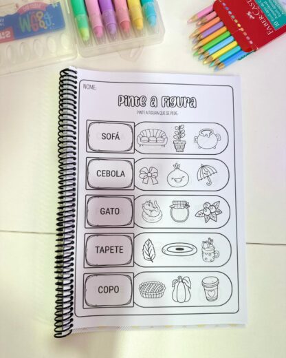 Pinte a figura - sílabas simples - Imagem 6