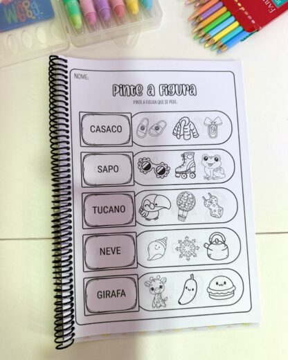 Pinte a figura - sílabas simples - Imagem 7