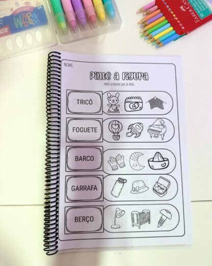 Pinte a figura - sílabas complexas - Imagem 7