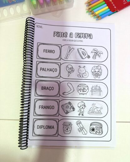 Pinte a figura - sílabas complexas - Imagem 8