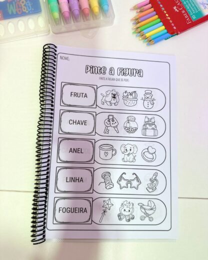 Pinte a figura - sílabas complexas - Imagem 9