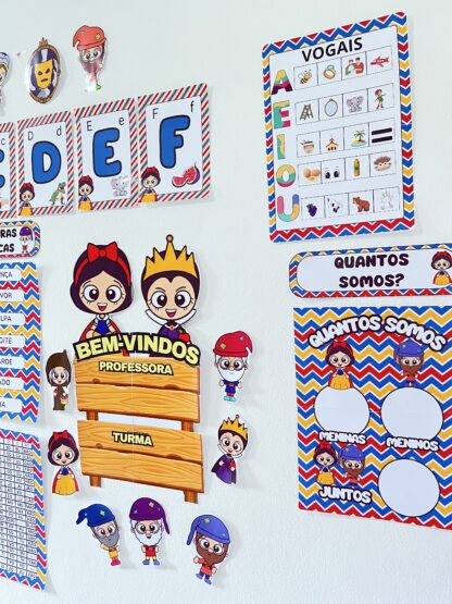 KIT SALA DE AULA BRANCA DE NEVE - Imagem 8