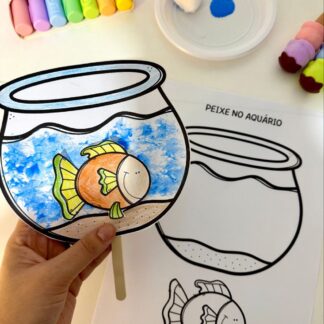 Atividade Peixe no Aquário – Coordenação Motora e Criatividade na Educação Infantil