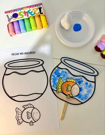 Atividade Peixe no Aquário – Coordenação Motora e Criatividade na Educação Infantil - Imagem 6